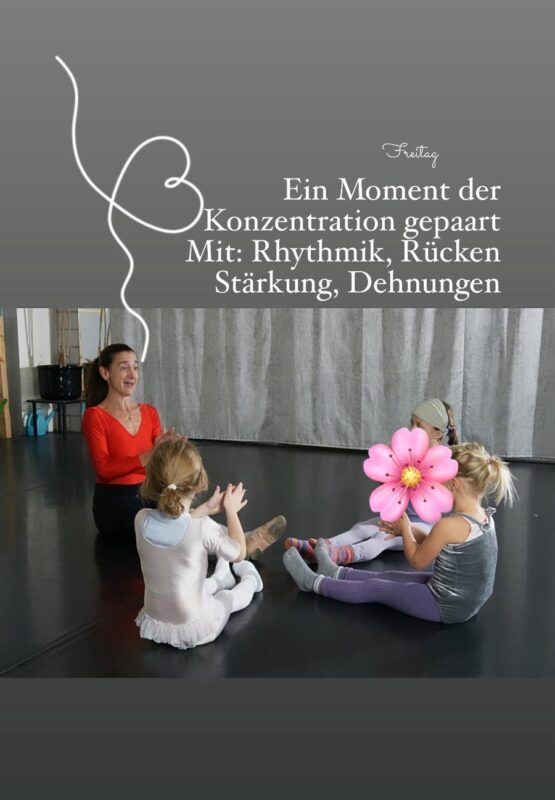 Kitri Hochdorf Ballett Akademie in der Arbeit mit Kids.